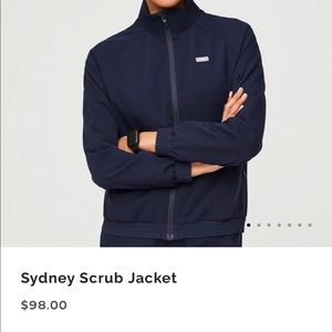 NEVER WORN NAVY FIGS SCRUB JACKET